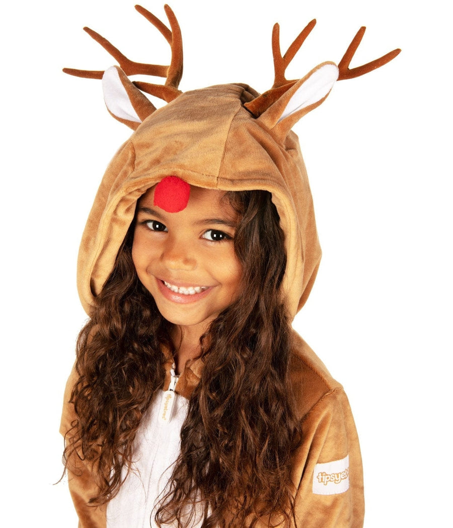 Reindeer Onesie Kids Rudolph Costume Reindeer Jumpsuit: Boy's
