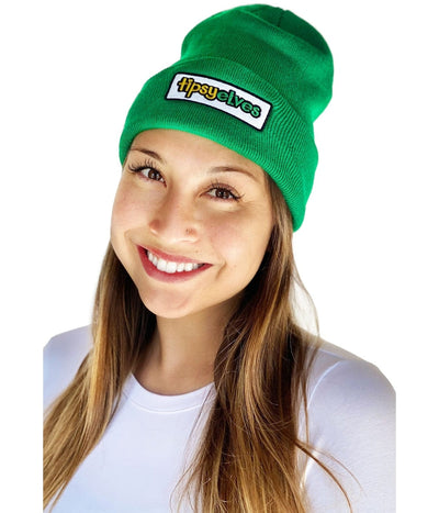 Green Tipsy Elves Beanie Image 2