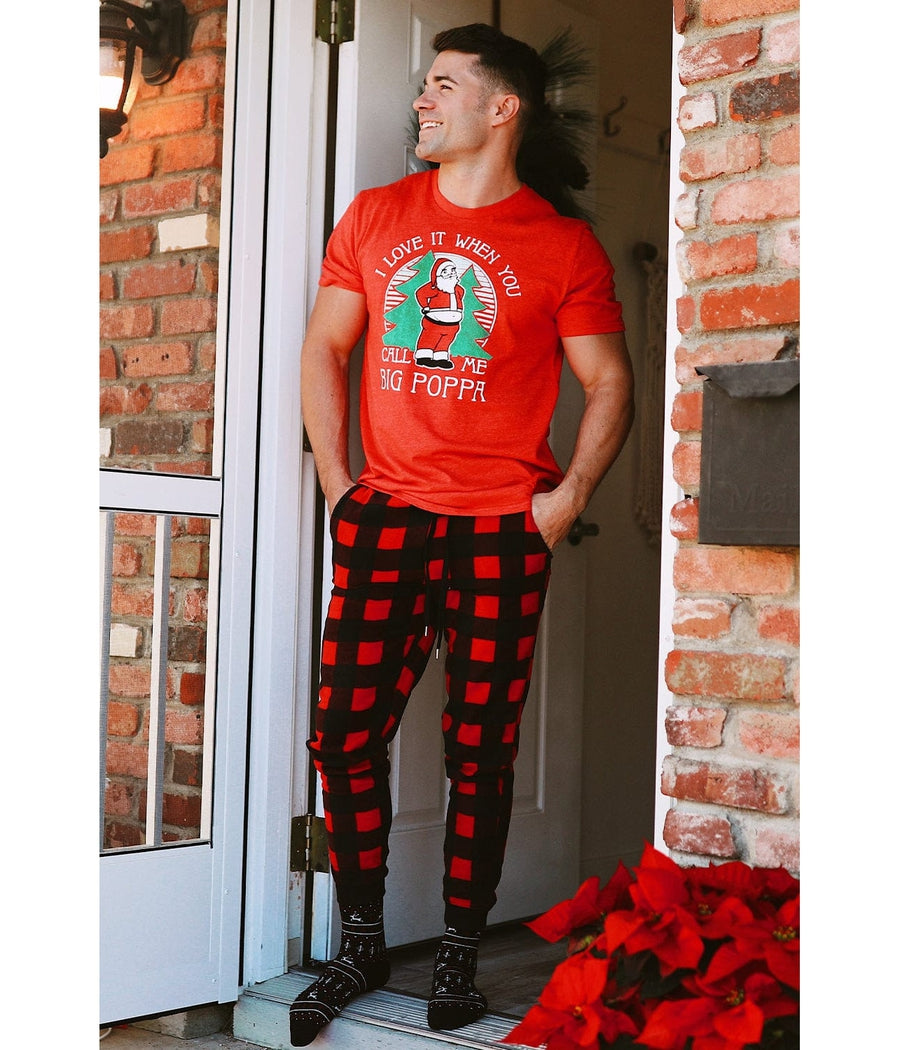 Men's Lumberjack Jogger Sweatpants Image 3