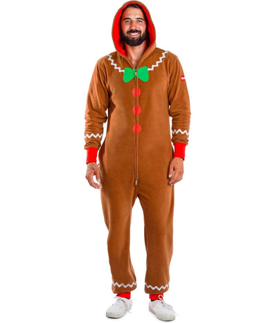 Men's Gingerbread Man Jumpsuit