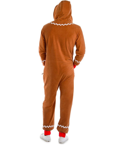 Men's Gingerbread Man Jumpsuit Image 5