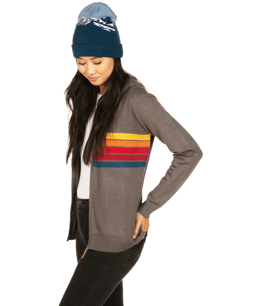 Women's Sunset Slopes Zip Up Hooded Sweater Image 2
