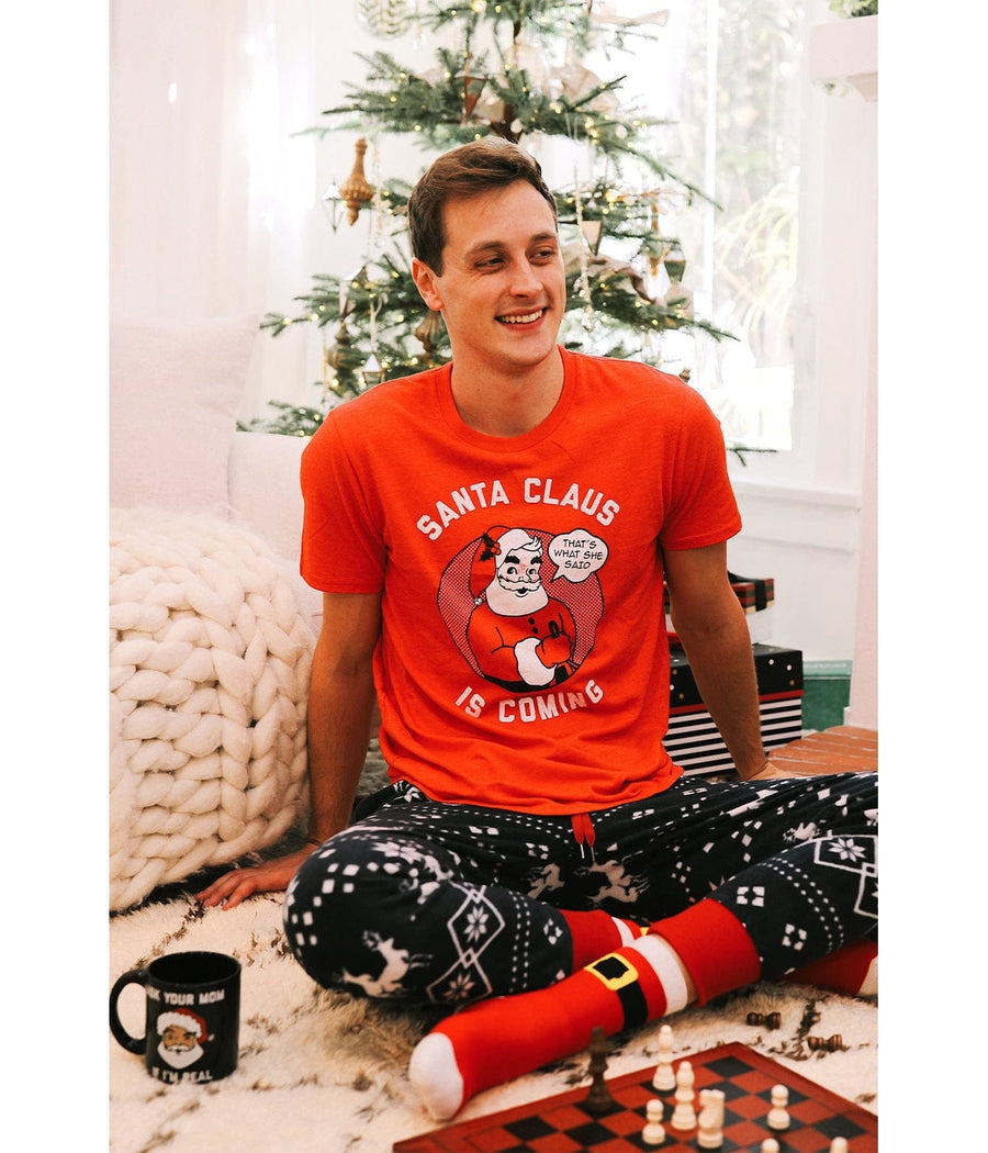 Men's Santa Claus is Coming Tee