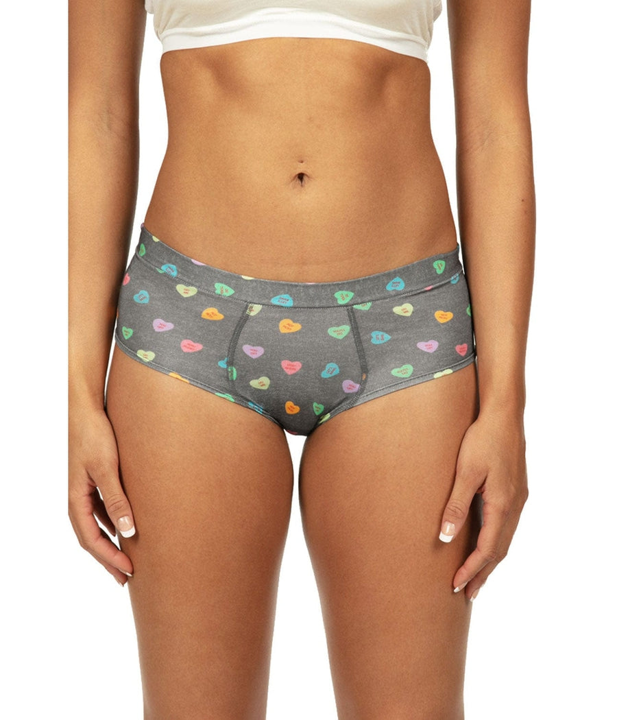 Women's Candy Hearts Underwear & Socks Gift Set