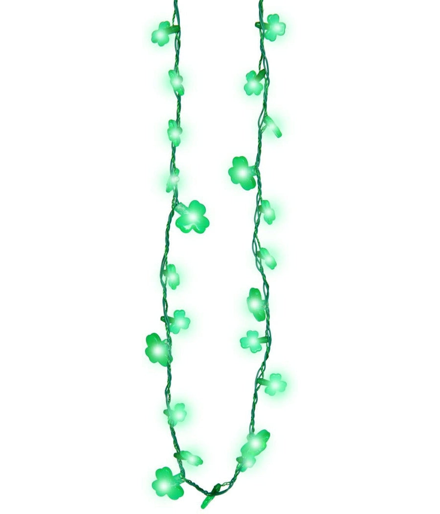 St. Paddy's Light Up Clover Necklace Image 2
