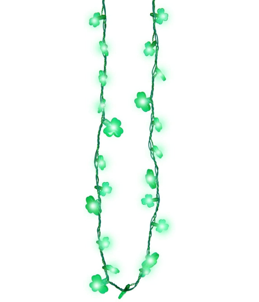 St. Paddy's Light Up Clover Necklace