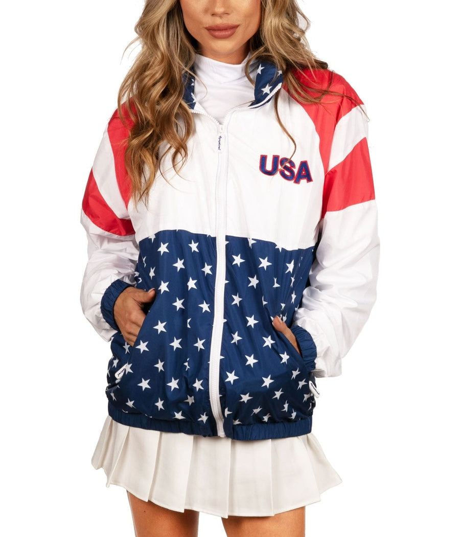 Women's USA Windbreaker Jacket