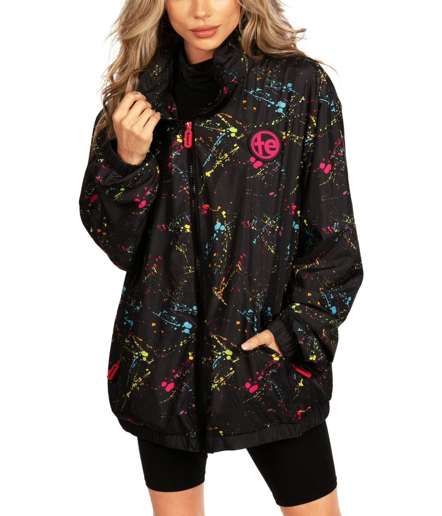 Women's Neon Nightcrawl Windbreaker Jacket Primary Image