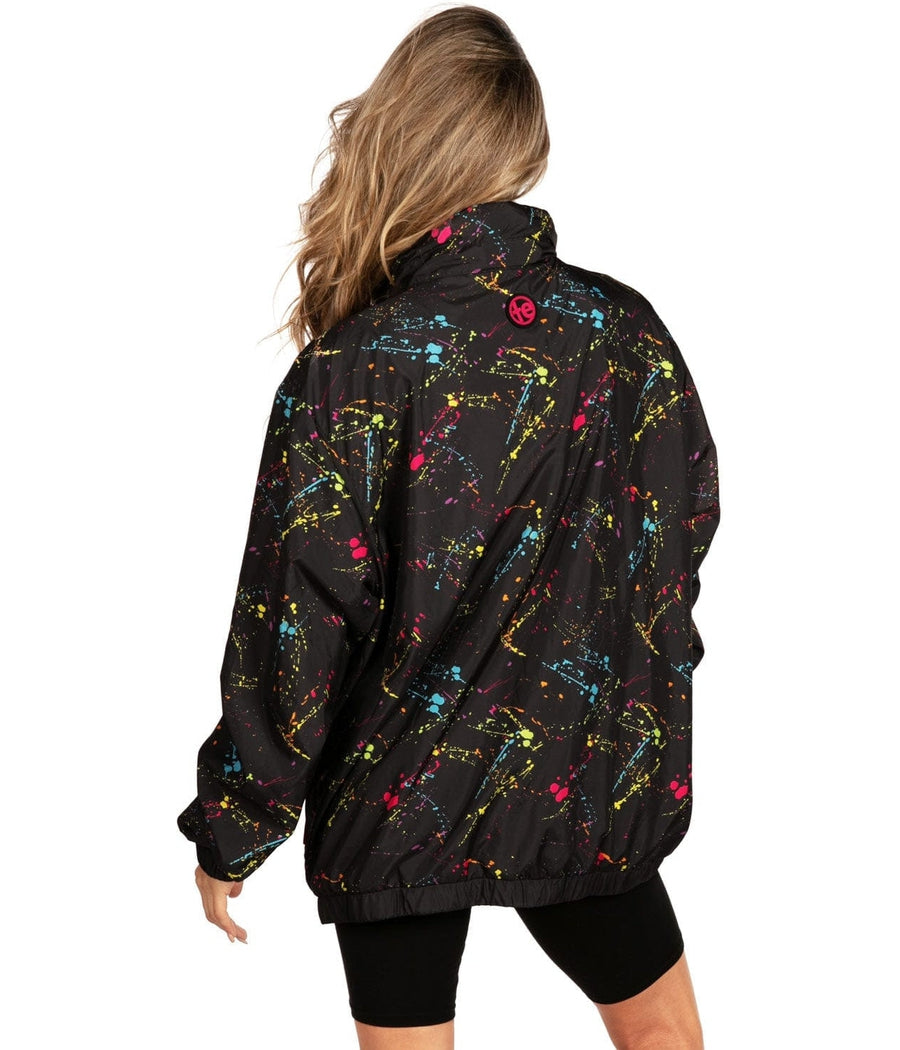Women's Neon Nightcrawl Windbreaker Jacket Image 2