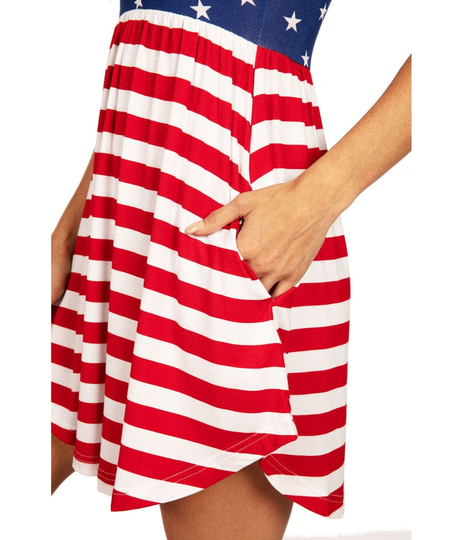 American Flag Sundress: Women's Patriotic Outfits | Tipsy Elves American Flag Sundress: Women's Patriotic Outfits | Tipsy Elves