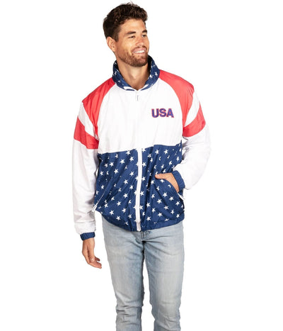 Men's USA Windbreaker Jacket Image 3