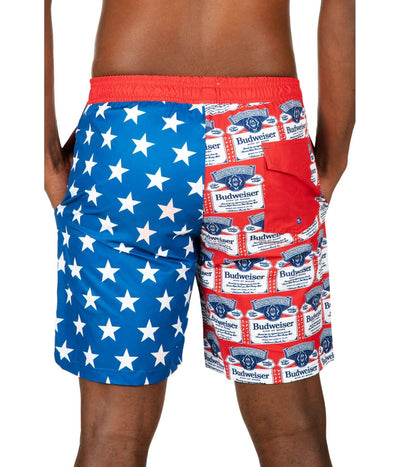 Crack a Cold Wave Budweiser Swim Trunks Image 3