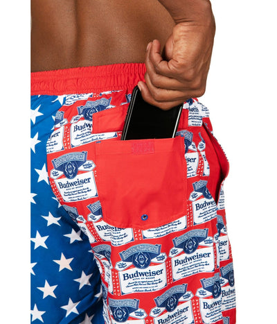Crack a Cold Wave Budweiser Swim Trunks Image 4