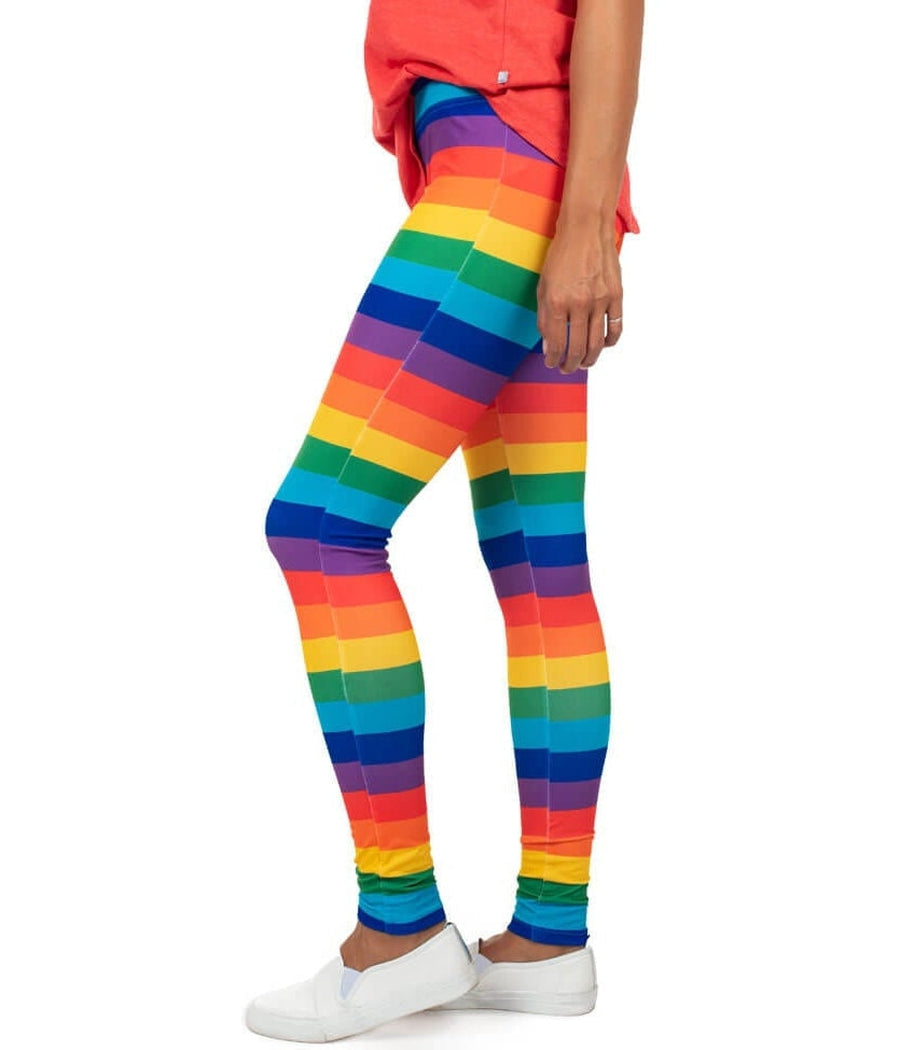 Rainbow Leggings Rainbow Tights Tipsy Elves - Main Image
