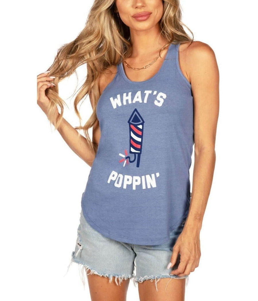 What's Poppin' Tank Top: Women's Patriotic Outfits | Tipsy Elves