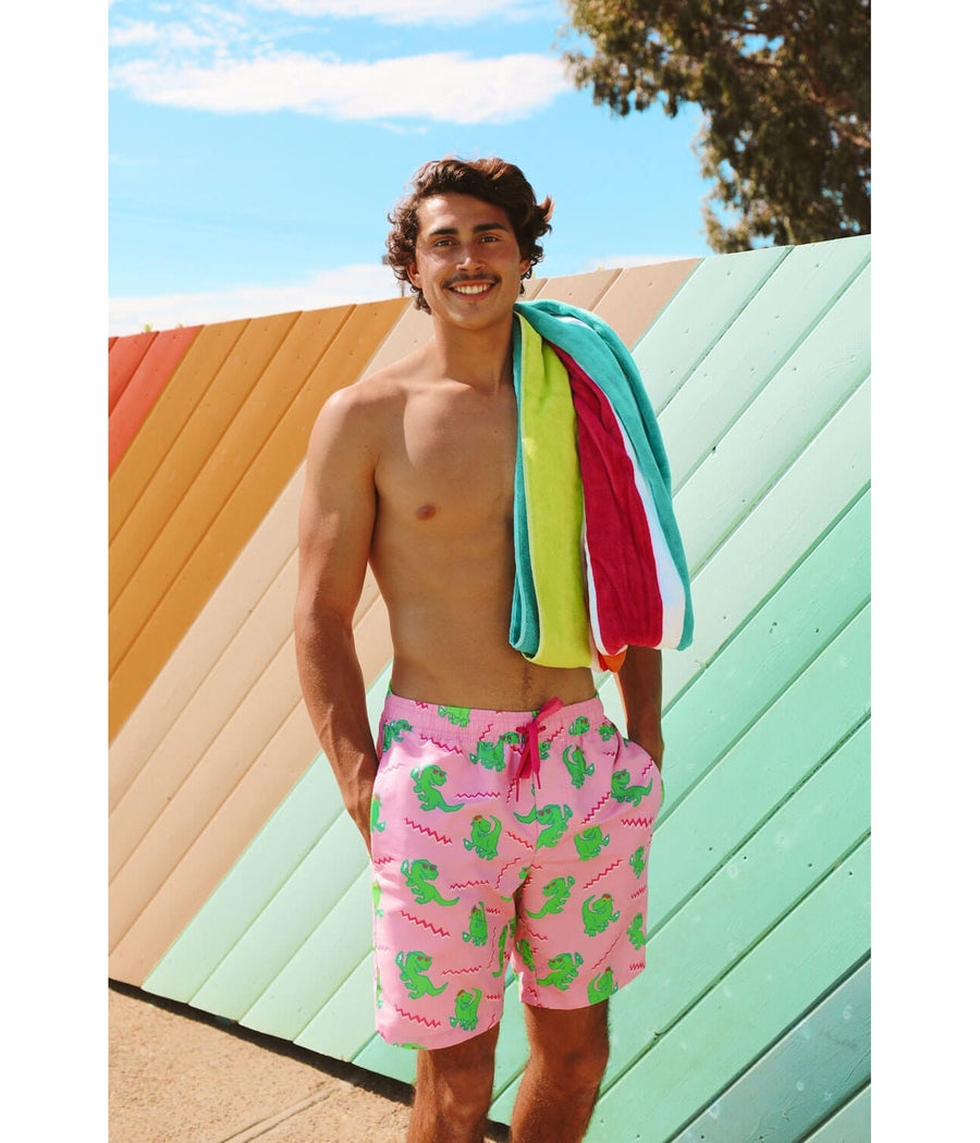 Dino Disco Swim Trunks