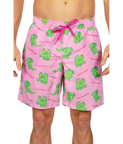 Dino Disco Swim Trunks Image 4
