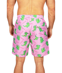 Dino Disco Swim Trunks - 7.5" Inseam