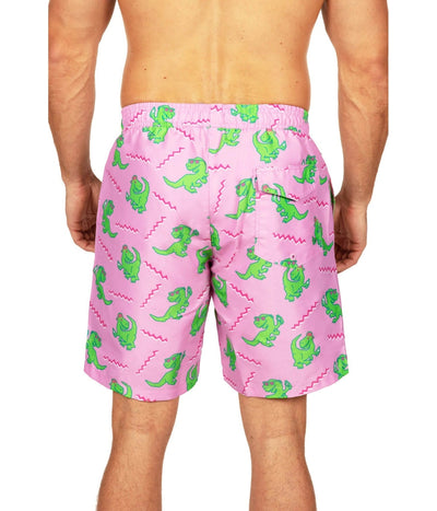 Dino Disco Swim Trunks Image 5