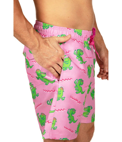 Dino Disco Swim Trunks Image 3