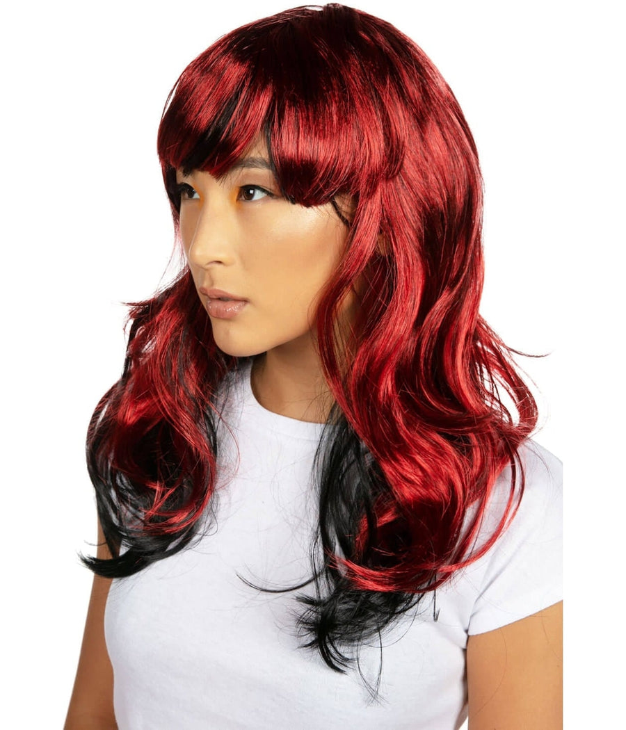 Long Red Wig Image 2