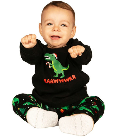 Baby / Toddler Rawr Dinosaur Pajama Set Primary Image