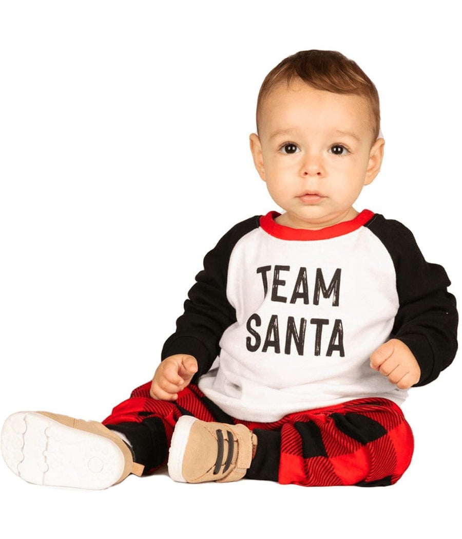 Baby / Toddler Team Santa Pajama Set
