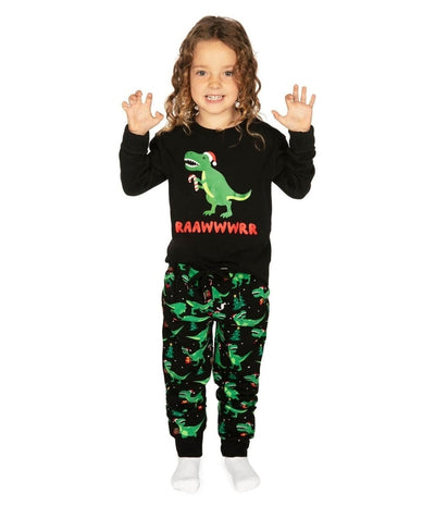 Boy's / Girl's Rawr Dinosaur Pajama Set Primary Image