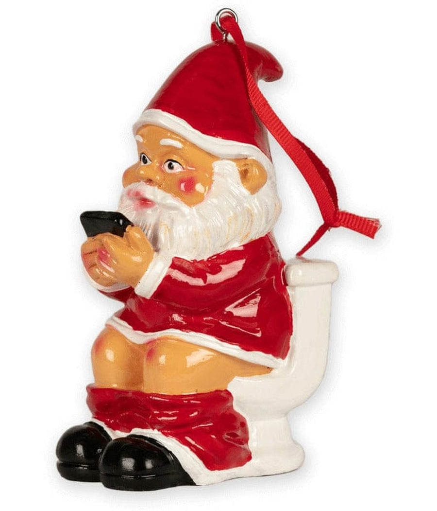 Toilet Santa 3D Ornament Primary Image