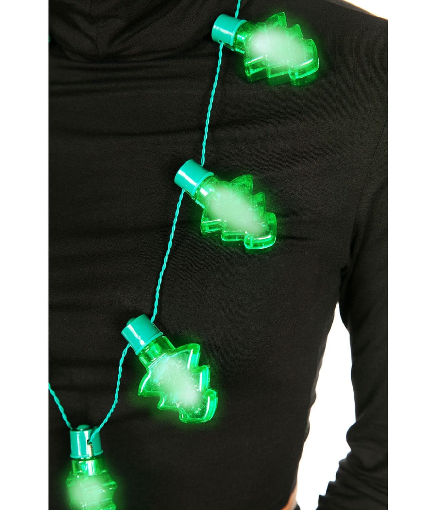 Light Up Christmas Tree Necklace