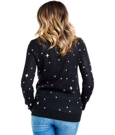 Women's Santa Unicorn Ugly Christmas Sweater Image 2