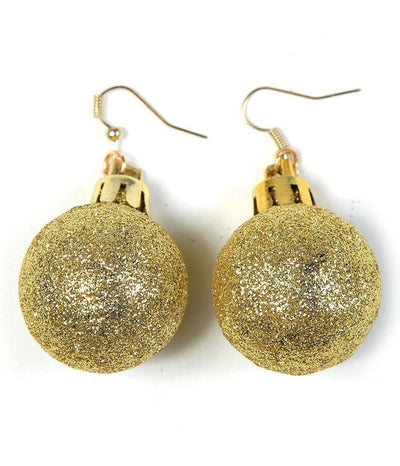 Glitter Ornament Earrings Image 2