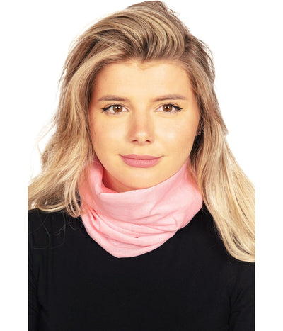 Powder Pink Ski Face Cover Image 2
