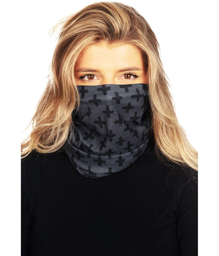 Black and Gray Ski Face Cover