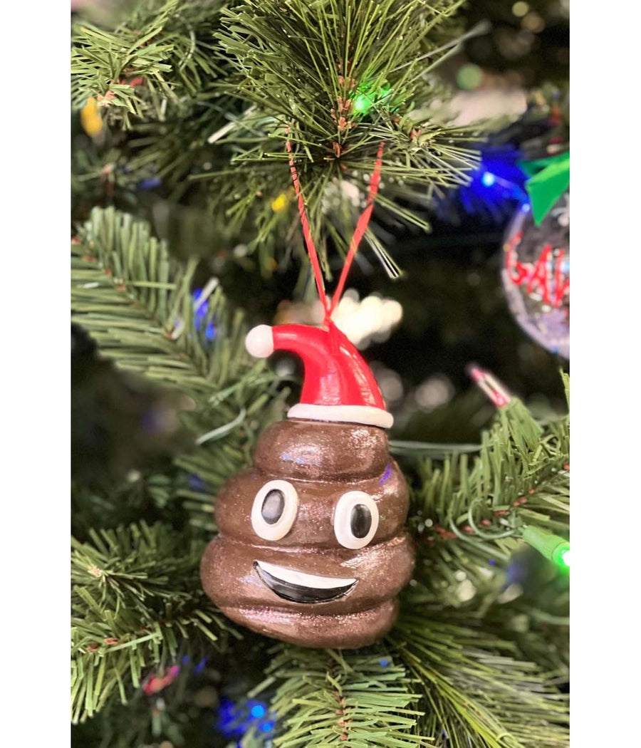Poo Santa 3D Ornament