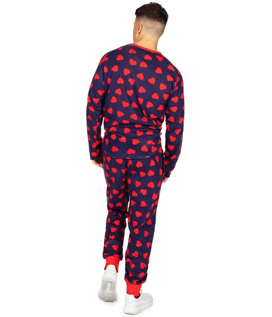 Men's Hearts on Fire Pajama Set Image 3