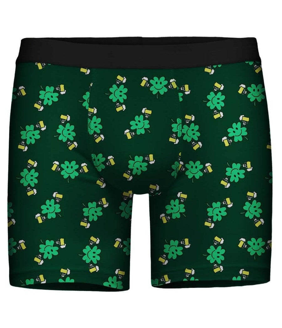Double-Fist Clover Boxer Briefs: Men's St. Paddy's Outfits | Tipsy Elves