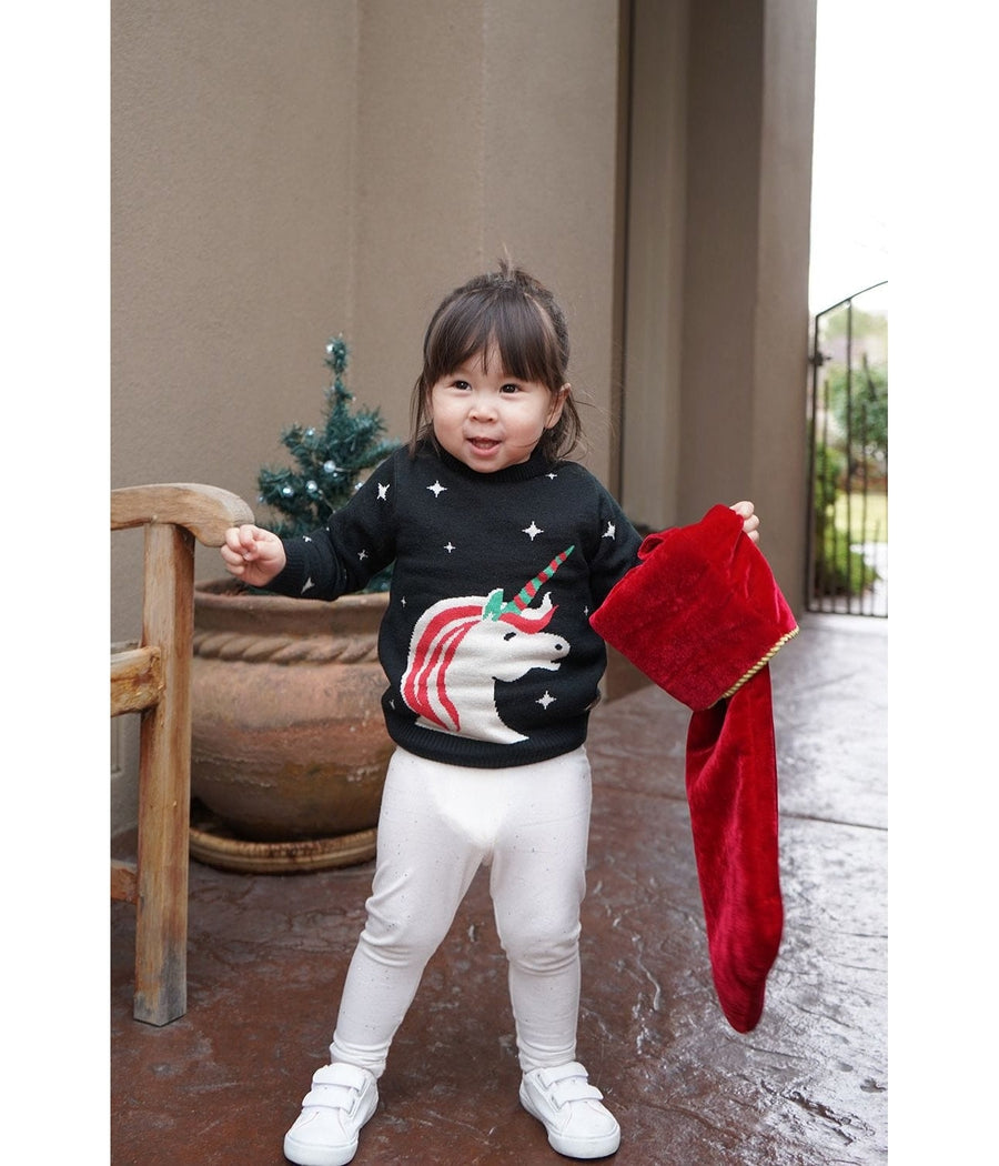 Baby / Toddler Christmicorn Ugly Christmas Sweater Image 3