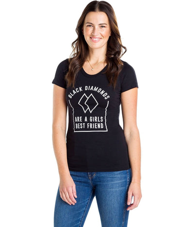 Women's Black Diamond Tee Image 2