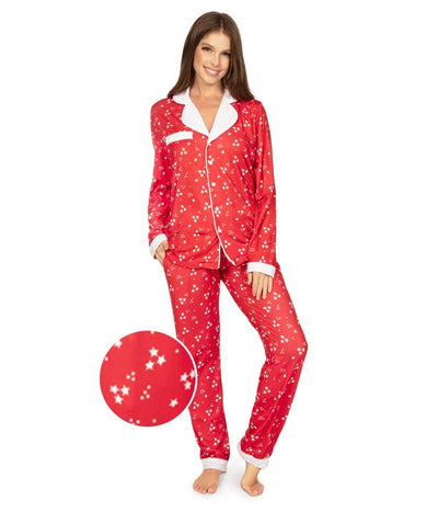 Women's Rockin' Red Pajama Set Primary Image