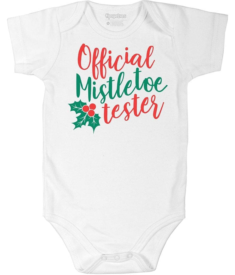 Baby Official Mistletoe Tester Bodysuit Image 3::Baby Official Mistletoe Tester Bodysuit