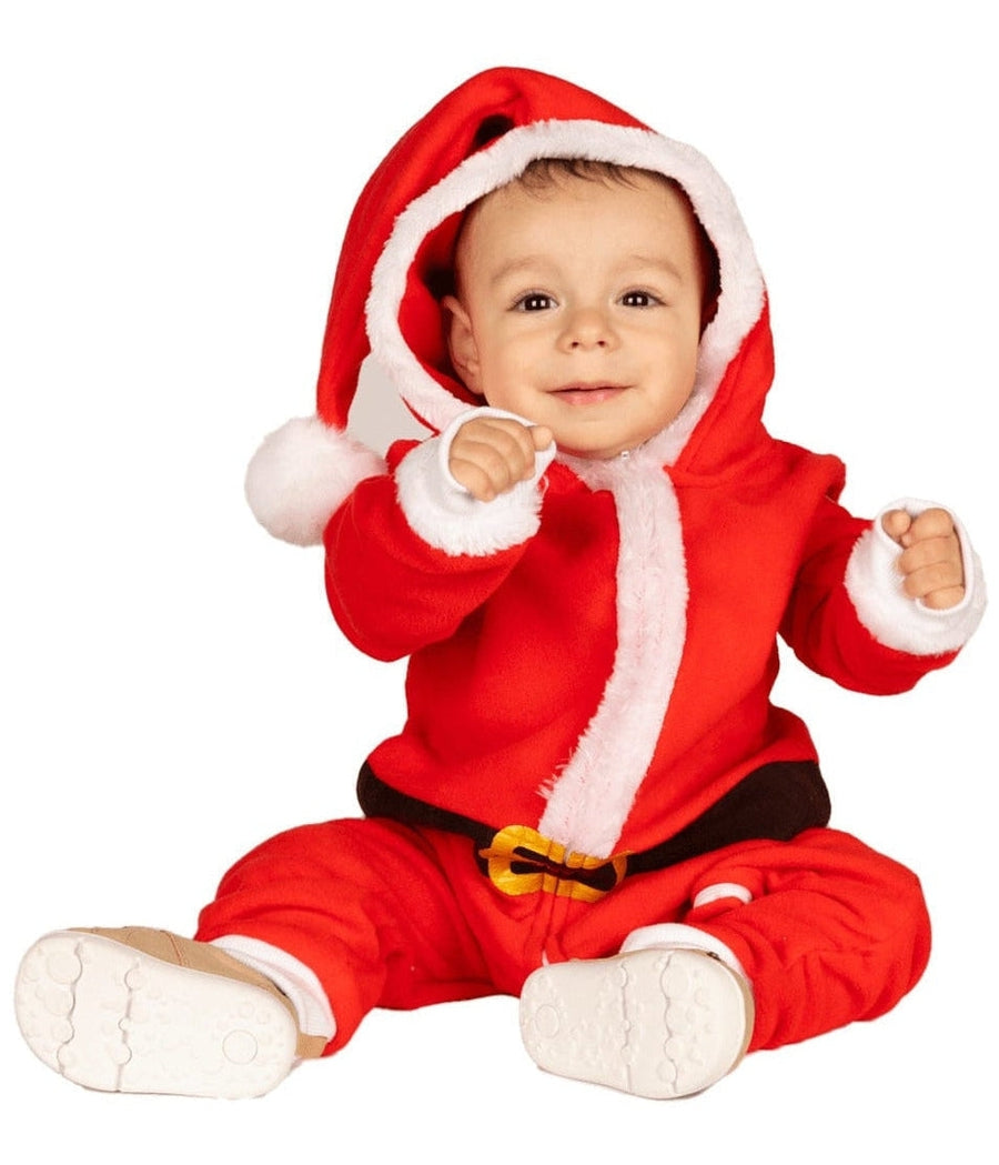 Baby / Toddler Santa Jumpsuit With Fur Primary Image
