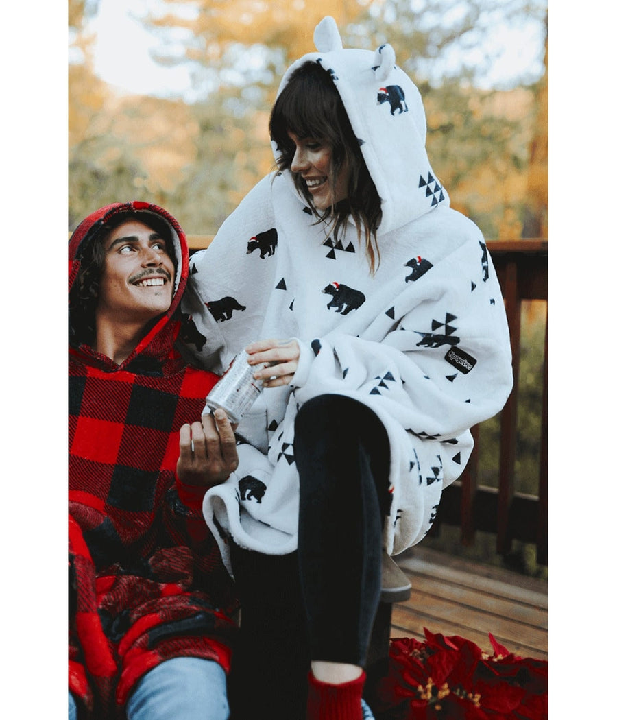 Beary Christmas Blanket Hoodie