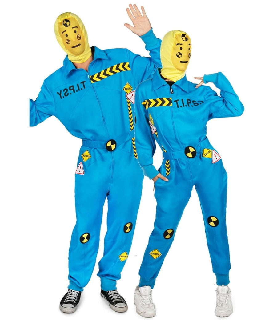 Matching Crash Test Dummy Couples Costumes Primary Image