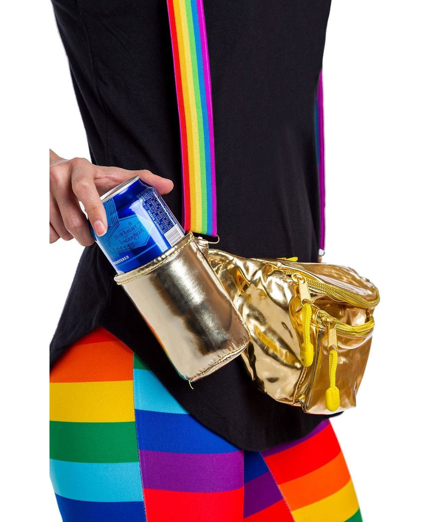 The Gold Rainbow Fanny Pack and Suspenders Image 3