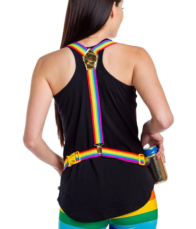 The Gold Rainbow Fanny Pack and Suspenders Image 4