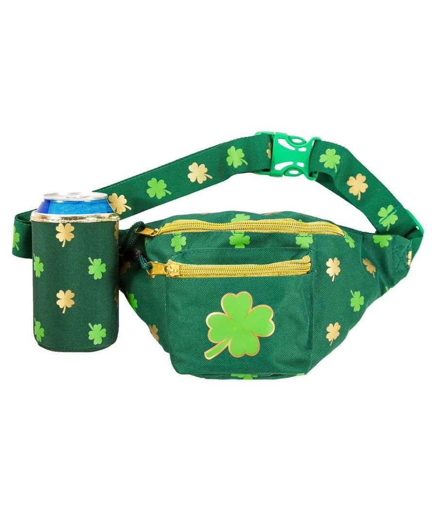 Green and Gold Clover Fanny Pack