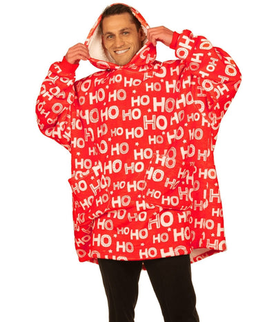 Ho Ho Ho Blanket Hoodie Image 3