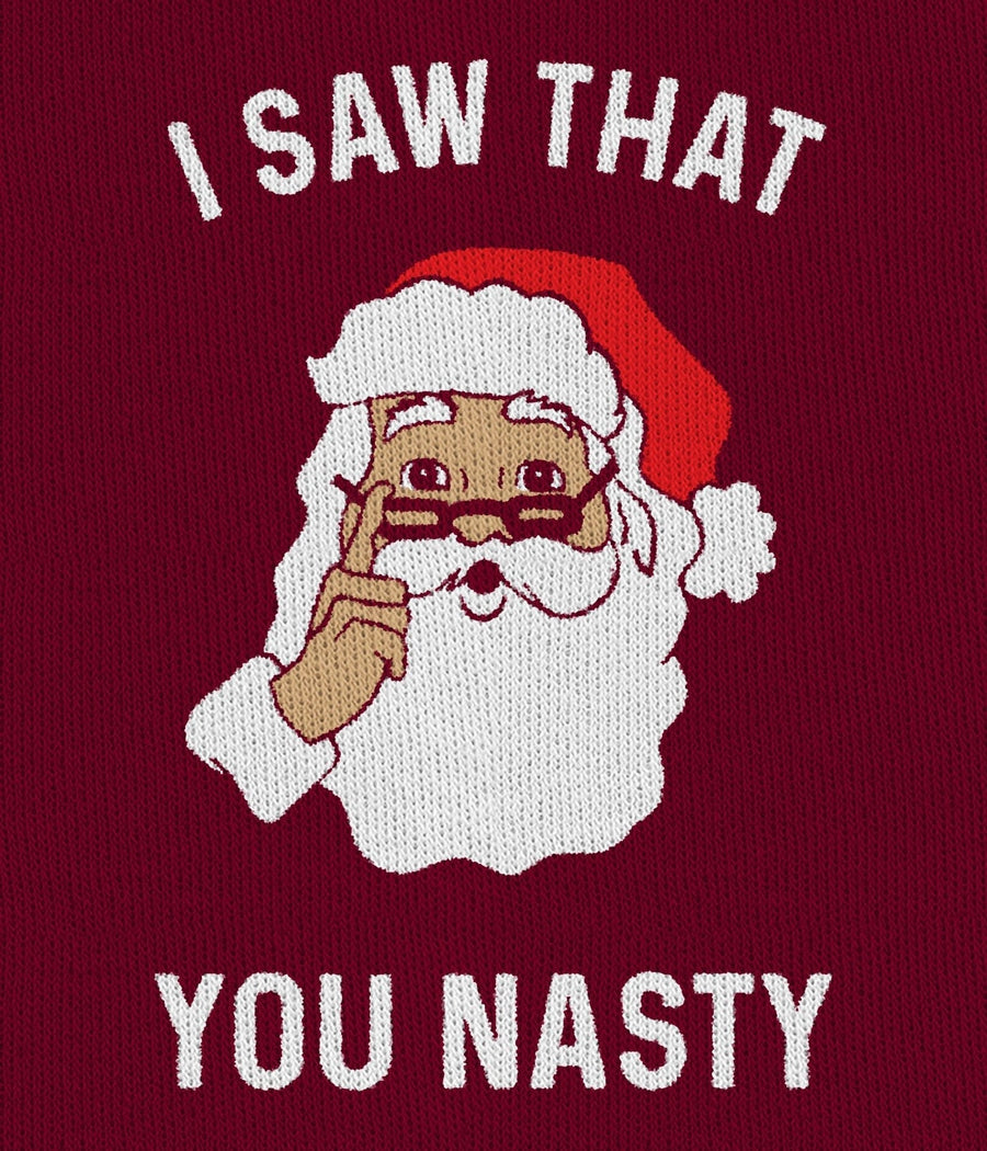 Women's You Nasty Oversized Christmas Sweater Image 2