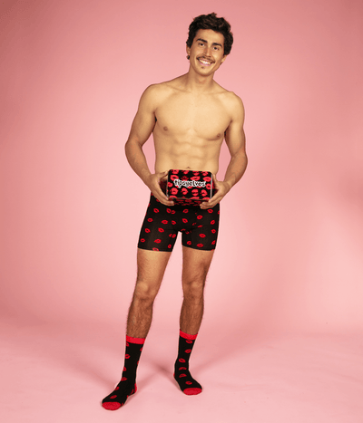 Men's Kiss Attack Boxers & Socks Gift Set Image 4